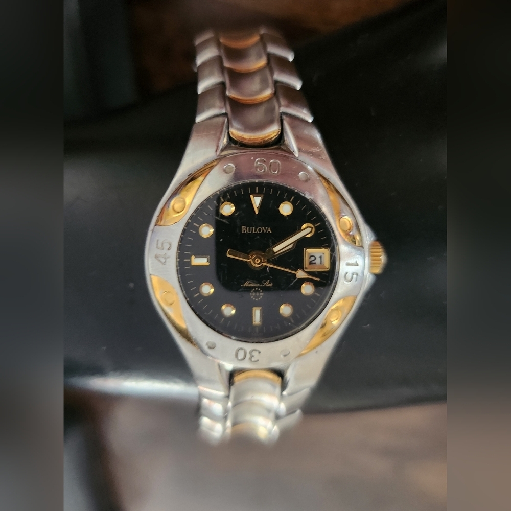 Bulova Marine Star two-tone stainless steel